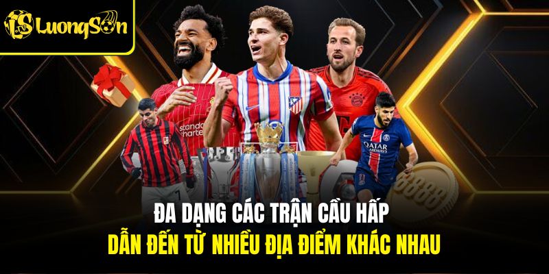 HIGHLIGHT 2 Đa dạng các trận cầu hấp dẫn đến từ nhiều địa điểm khác nhau