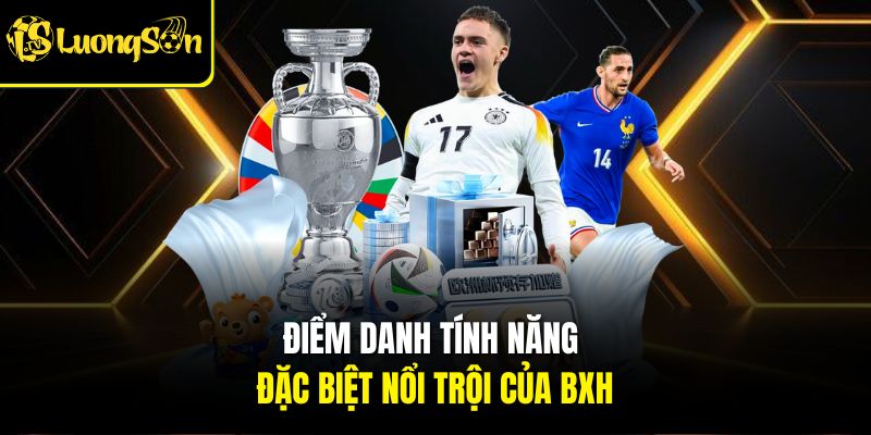 BẢNG XẾP HẠNG 2 Điểm danh tính năng đặc biệt nổi trội của BXH